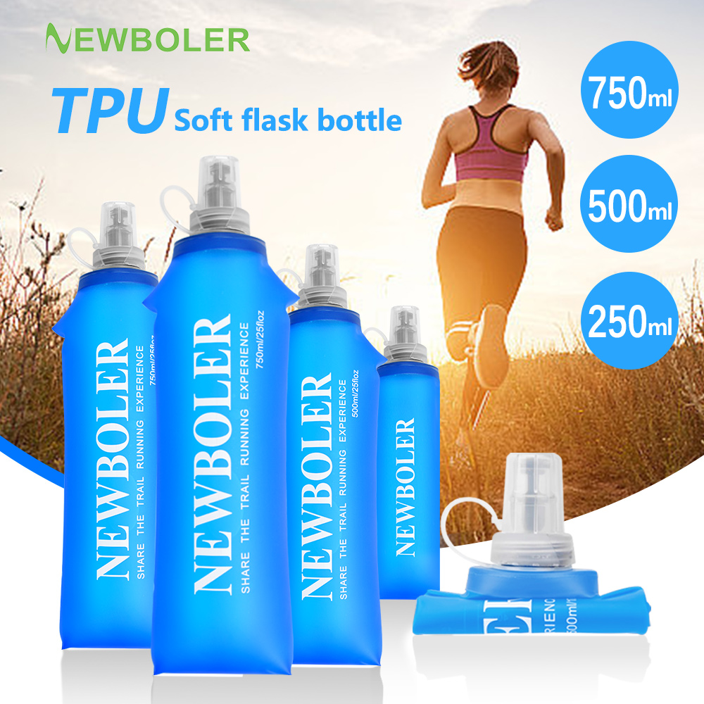 Water Bag Collapsible - 750 ML Su Şişesi TPU Katlanır