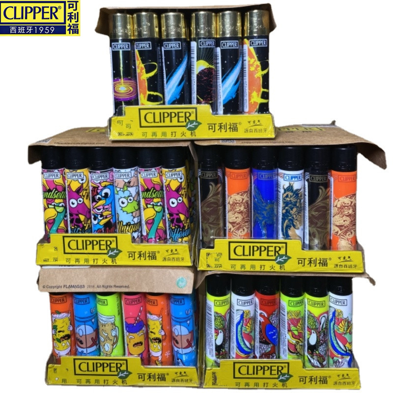 Fire Starting Kit - 24 Adet Clipper Mini Çakmak Taşlı