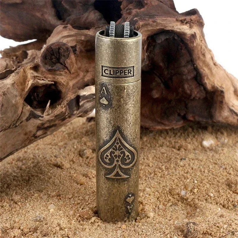 Fire Starting Kit - Yeni Clipper Maça Taşınabilir Taşlama Çakmaktaşı