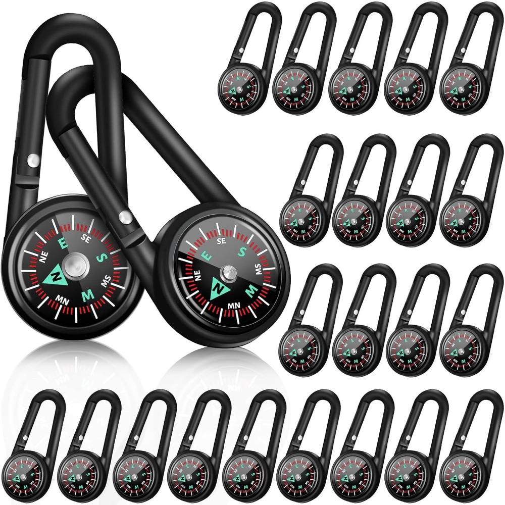 Compass Lensatic - 6-50 adet Mini manyetik pusula anahtarlık