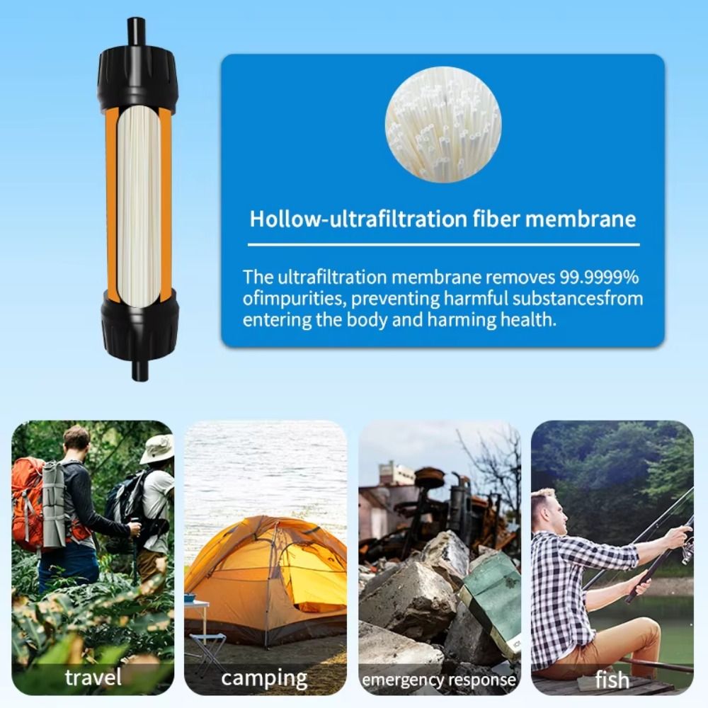 Water Purification Straw - Mini Mini Su Filtresi Saman Arıtma