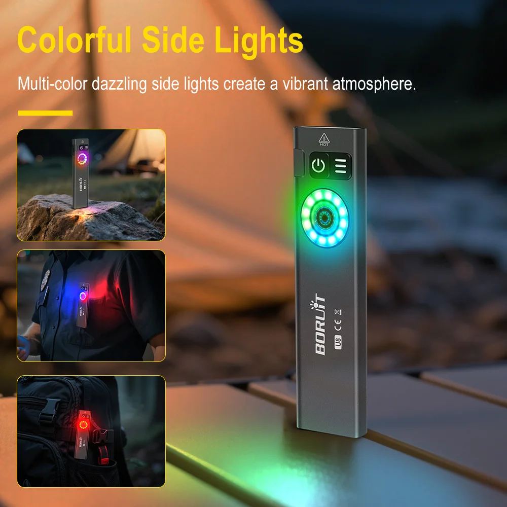 BORUiT U8 650LM EDC LED El Fen - Fishing Kit Compact incelemesi ve fiyatı