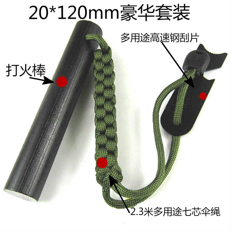 20 * 120mm Büyük Boy Su Geçirm - Magnesium Fire Starter incelemesi ve fiyatı