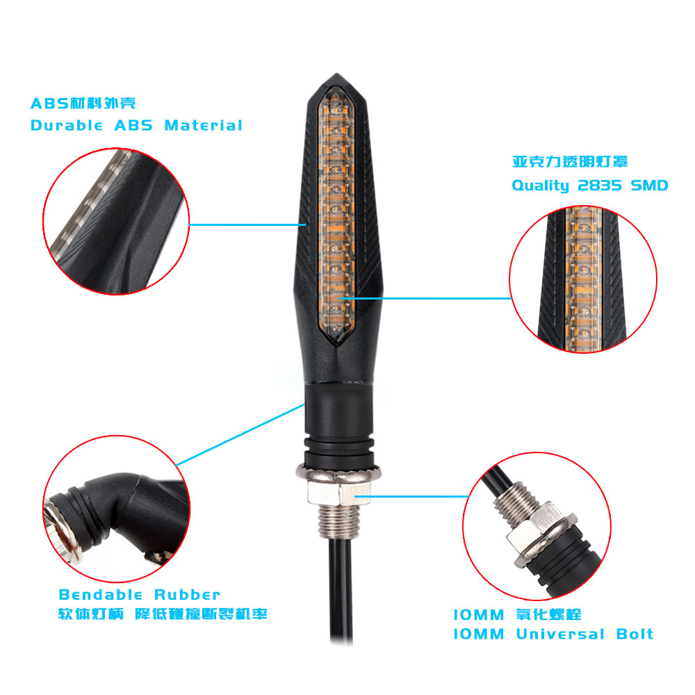 4 adet 12V motosiklet LED dönü - Sos Light Strobe incelemesi ve fiyatı