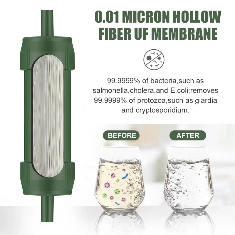 1 adet açık Mini su filtresi s - Water Purification Straw incelemesi ve fiyatı